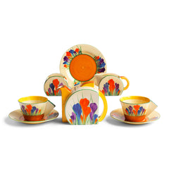 Clarice Cliff Crocus Stamford Tea For Two