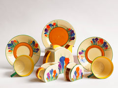 Clarice Cliff Crocus Stamford Tea For Two