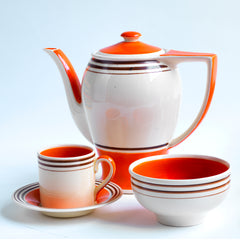1930s Susie Cooper Rex Coffee Set