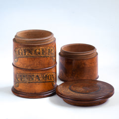 Victorian Treen Spice Tower