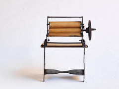 A charming Edwardian miniature doll's house mangle.