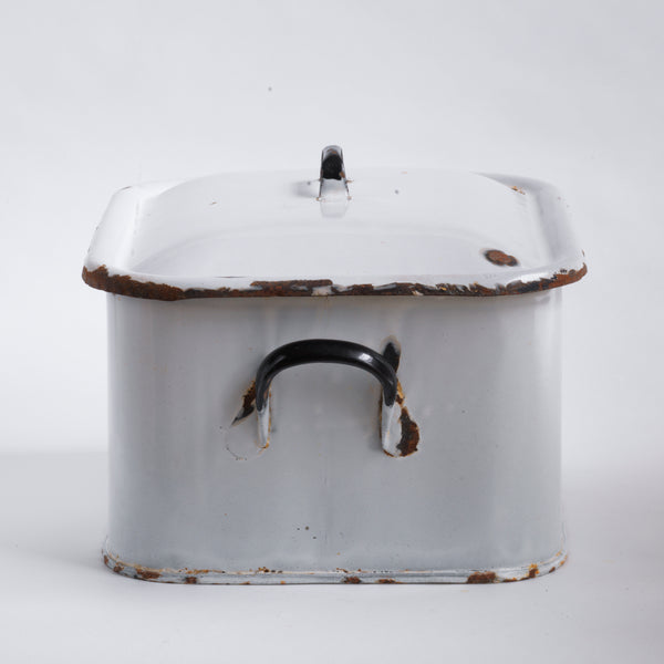 Vintage enamel half size bread bin – A G Hendy & Co Homestore