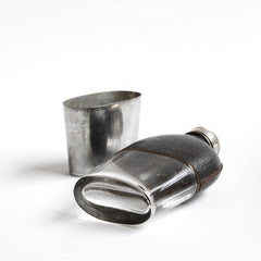 Screw Cap Edwardian Hip Flask