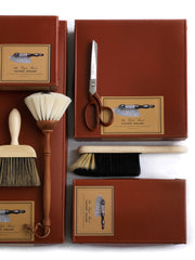 Our A G Hendy & Co branded boxes are constructed from vulcanized cardboard and have an internal aluminium frame and rivets for extra rigidity. They were originally made for a well-known central London museum in the 1950s to be used as archive boxes.