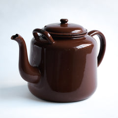 Brown  Enamel Canteen Teapot