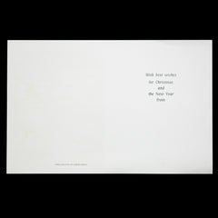 Vintage Acrobat Christmas Card