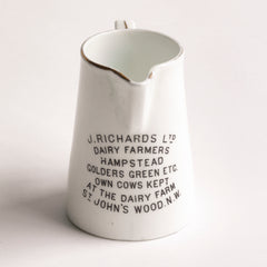Edwardian Dairy Farm Cream Jug