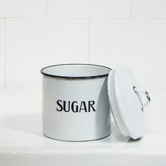Enamel Sugar Canister