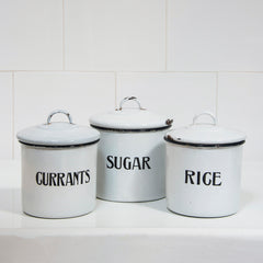Enamel Sugar Canister
