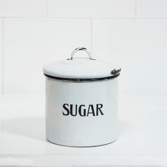 Enamel Sugar Canister