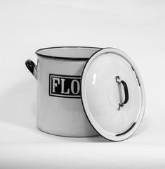 Enamel Flour Bin