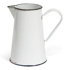 White Enamel Water Jug