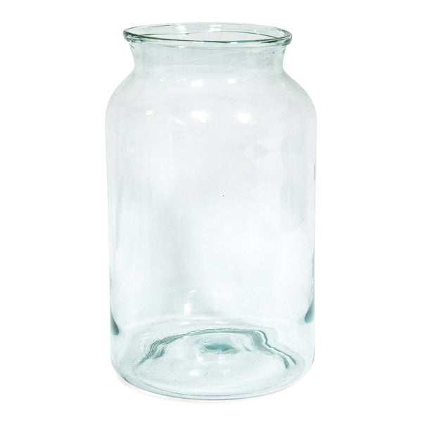 Awesome Large Glass Jar with Almost Hag Stones and Shells, Lighted