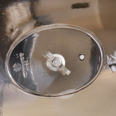 Large Antique Silver Food Cloche