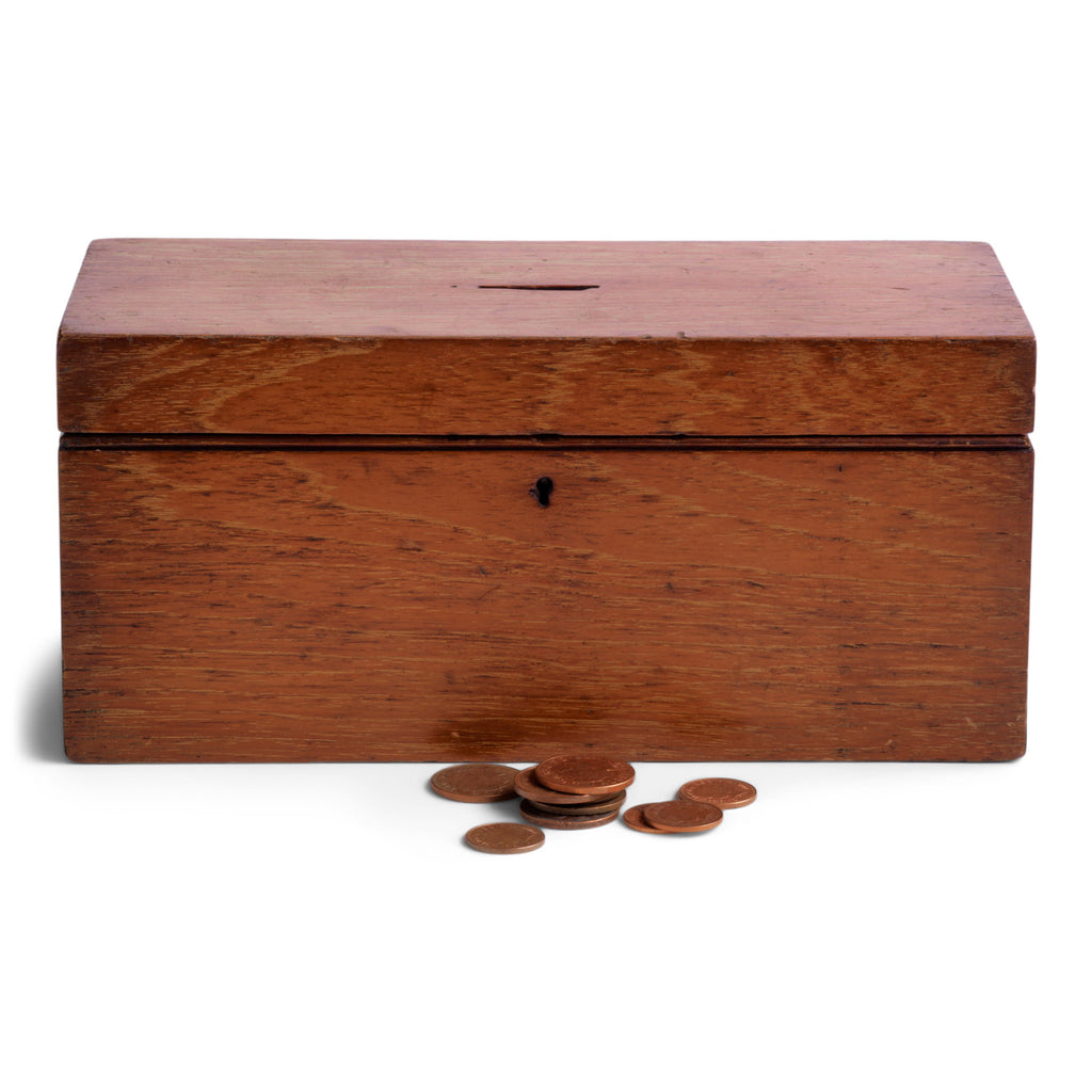 Oak Money Box