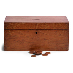 Oak Money Box