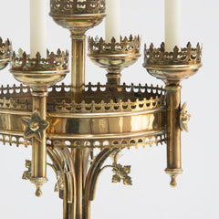 Magnificent Pair Pugin Style Candelabra