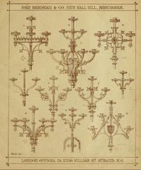 Magnificent Pair Pugin Style Candelabra