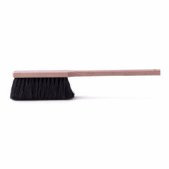 A long-handled natural horsehair brush with a beechwood handle that will deal with all your dustpan and brushing needs.