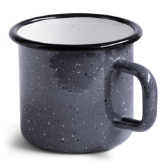 Grey Speckled Enamel Mug