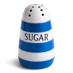 A good early T G Green Cornish Ware sugar shaker with a black shield stamp to its underside (see image) which dates it to 1930 - 1950. It's a very pleasing object and a throughly useful friend in the kitchen - and in excellent condition, considering its many years of toil. Its underside stopper is also in good condition.