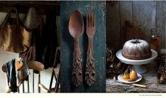 The Christmas House book contains 31 pages of beautiful photography, a collection of delicious festive recipes, and a re-imagined fairytale: The Elves & The Baker. The book makes an ideal Christmas gift and offers some simple yet creative special things to make, such as Mulled Fruit & Nut Chocolate Bar, Ginger & Brandy Pears, Snowball Chocolate Truffles and Advent Pretzels; along with some charming ideas on how to style your home and food for an enchanted Christmas past.