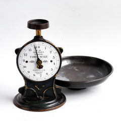 Antique Enamel Salter's Scales