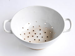 Rare Antique Ironstone Colander