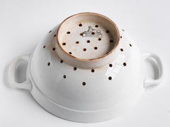 Rare Antique Ironstone Colander