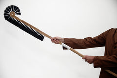 With its long waxed beech wood handle and elegant crest of tufted horse tail hair, this traditional brush is just-the-job for reaching into and around the top of cabinets, cupboards and high shelving, without the need for step ladders. It is also excellent for reaching into dado and picture rails, high level cornicing.