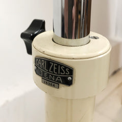 Trademark nameplate for our striking 1950s adjustable dental lamp by Carl Zeiss Jena