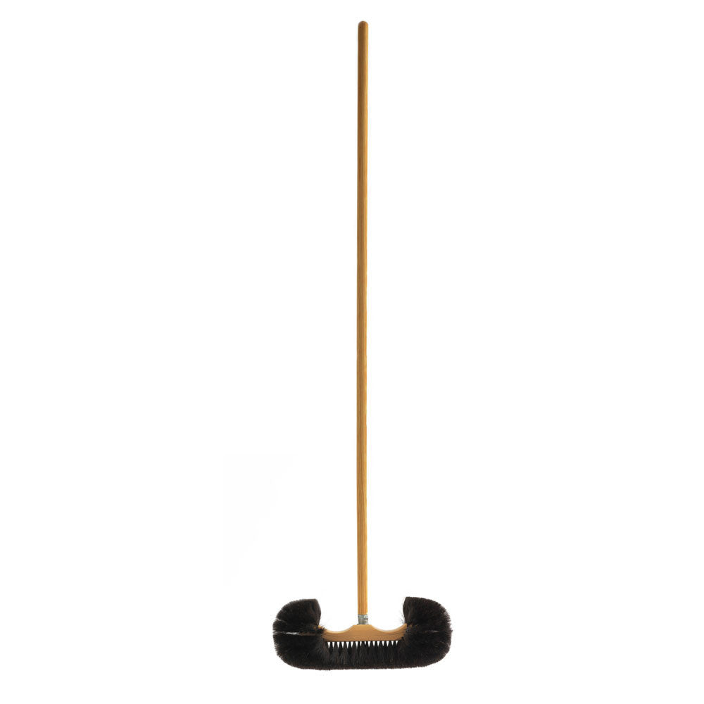 This traditional Victorian style handmade brush is the king of cobweb brooms. It boasts a beautifully crafted waxed beechwood head, immaculately hand-tufted with horsehair, and is the crowning glory of any respectable broom cupboard.