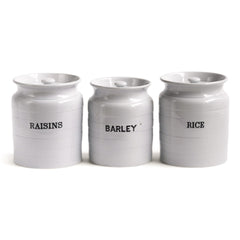 Ironstone Storage Jars