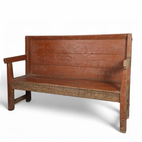 Primitive 18th Century Irish Settle