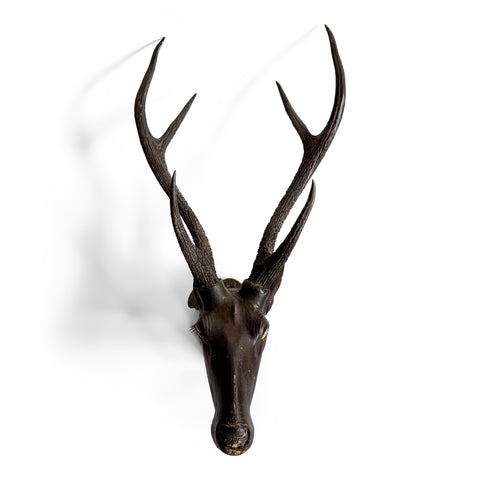 Colonial Folk Art Stag Trophy