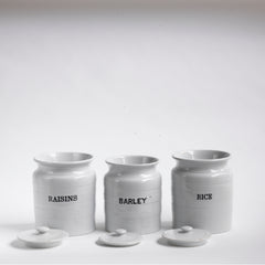 Ironstone Storage Jars