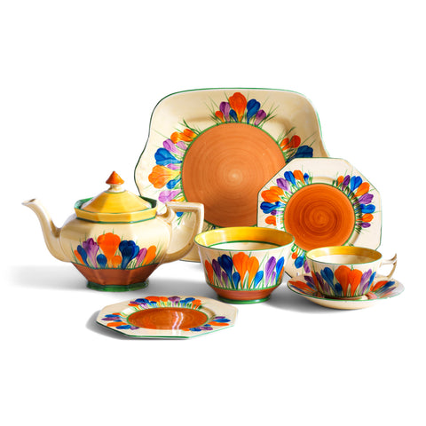 Clarice Cliff Crocus Cake Platter