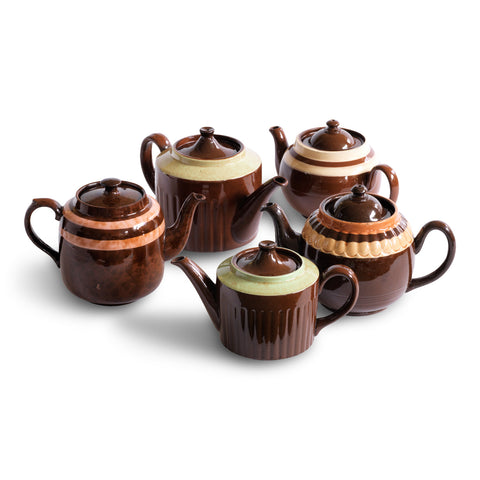 Pistachio Banded Brown Betty / 4 cup