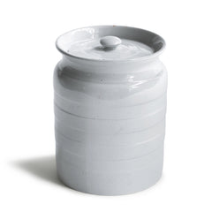 Ironstone Banded Storage Jar