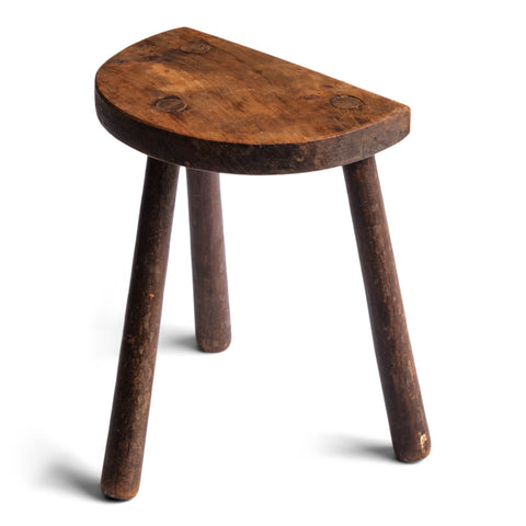 Rustic three leg stool