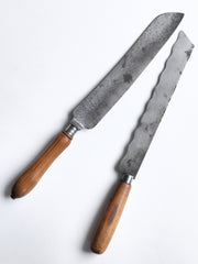 Antique Bread Knives & Breadboard