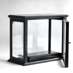 Victorian Ebony & Bevelled Glass Vitrine