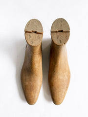 Vintage wooden shoe lasts