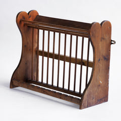 A charming 1920s country cottage plate draining rack which can either be surface stood or wall mounted.