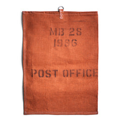 Vintage Post Office bags, each one ink stamped with "MB 25 1986 POST OFFICE" on both sides, with double-stitched seams and with a very handy hanging ring.  These beautifully made heavy-duty bags mark the end of an era, and one would make an excellent laundry bag, and could be hung on the back of a door.