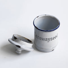 Enamel Caraway Seed Canister