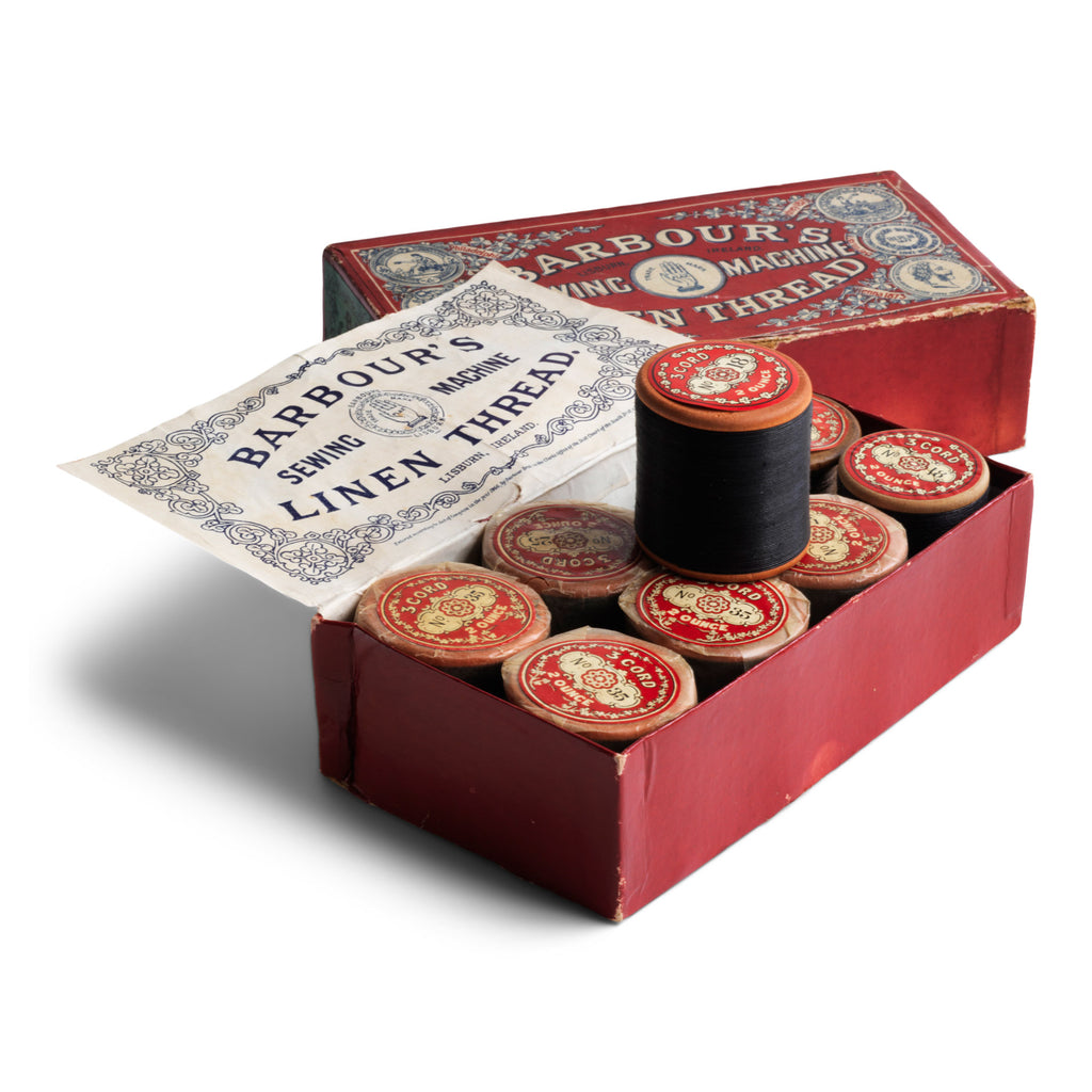 Box of Victorian Linen Thread