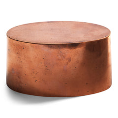A 19th century oval copper jelly mould with gently sloping sides and of pure form.  Terrine and jelly moulds were part of the batterie de cuisine of larger Victorian kitchens. Made of copper and tinned on the interior, they often bore the name of the owner’s initials or house, and were used for a wide range of recipes