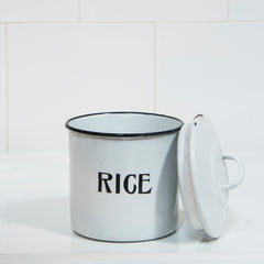 Enamel Rice Caddy