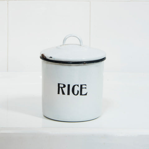 Enamel Rice Caddy